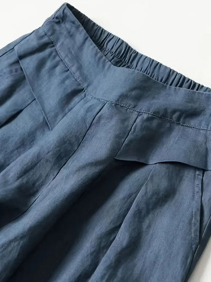 Linen Wide Leg Pant
